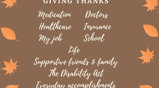 Adult adhd: Thanksgiving and gratitude